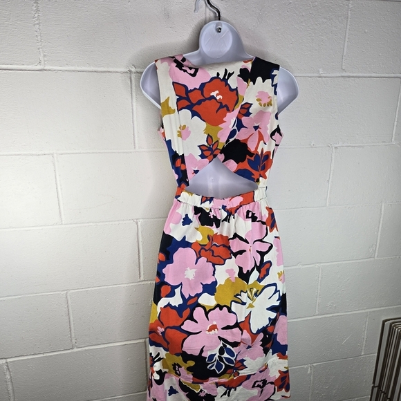 Anthropologie Whit Two Floral Cut Out Dress - Picture 9 of 12